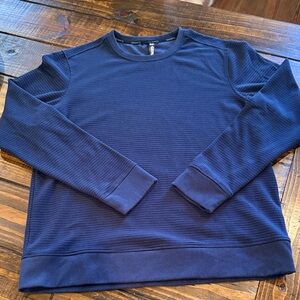 Gerry Weber Deep Blue Striped shirt. Medium. Like new. Comfortable! Smoke free!